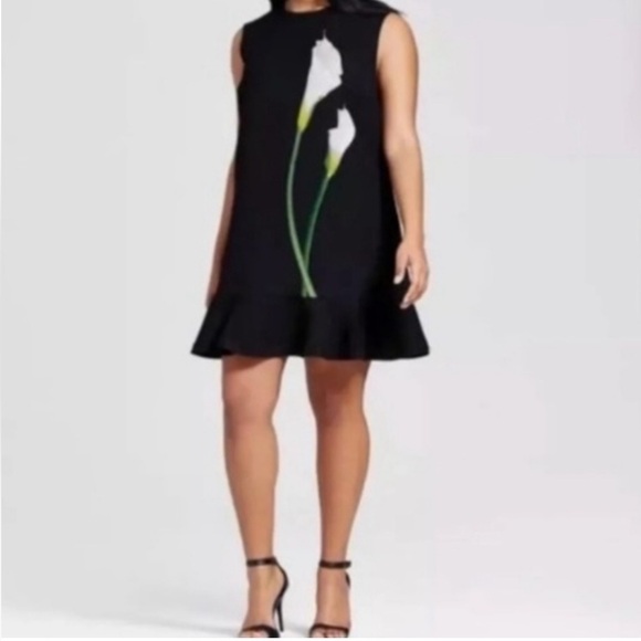 Victoria Beckham for Target black calla lily Dress - Picture 2 of 3